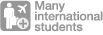 Many international students